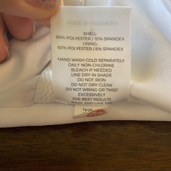 Shade & Shore Women's Ribbed 1 Piece Swimsuit - Picture 8 of 8